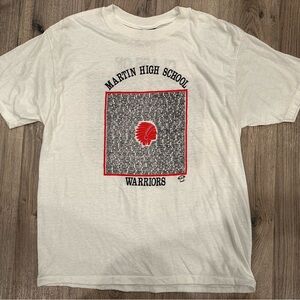 Vintage T-Shirt XL Martin High School Class Of 1988 Single Stitch Sneakers Brand